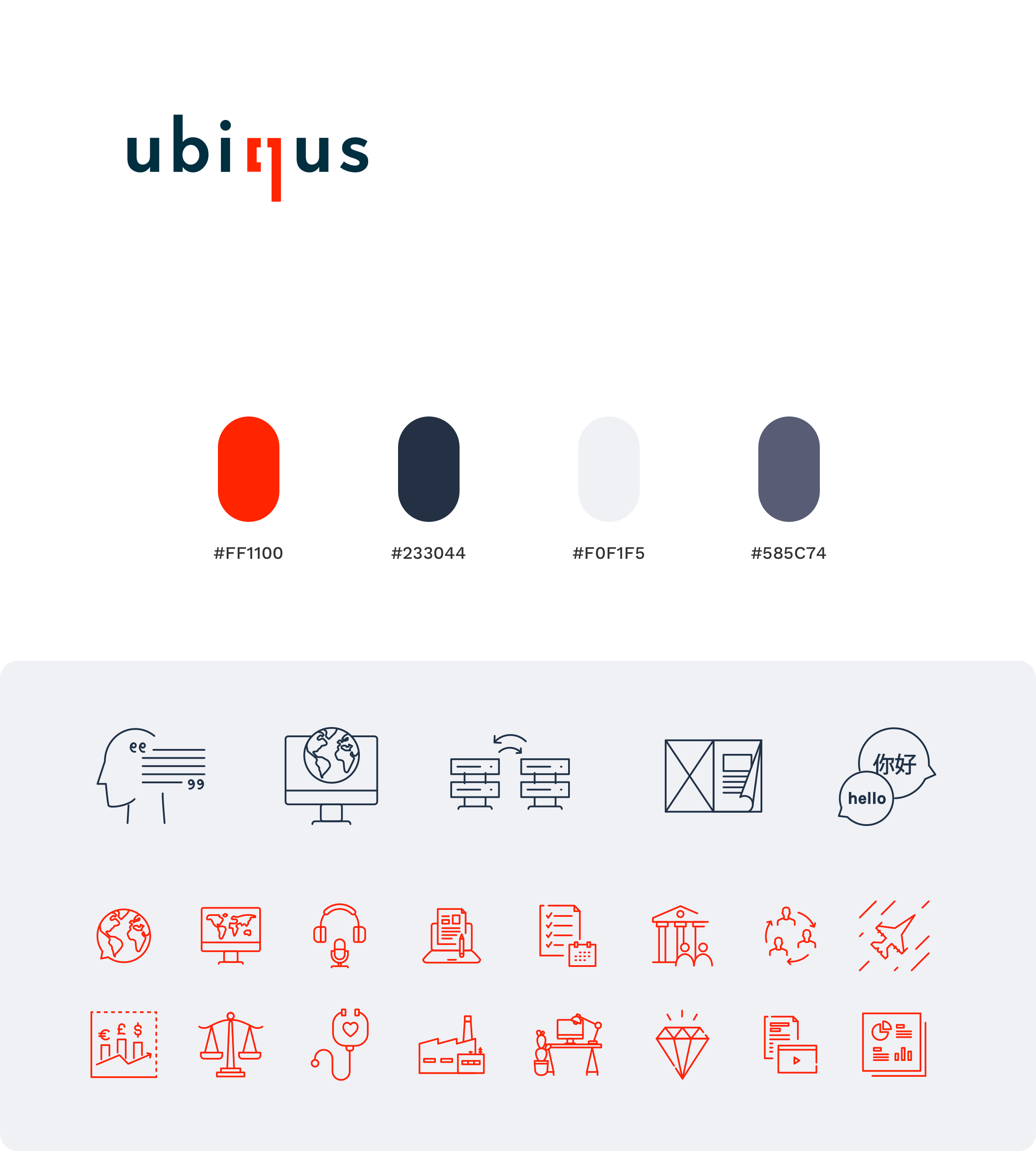 Responsive mobile view of the Ubiqus site